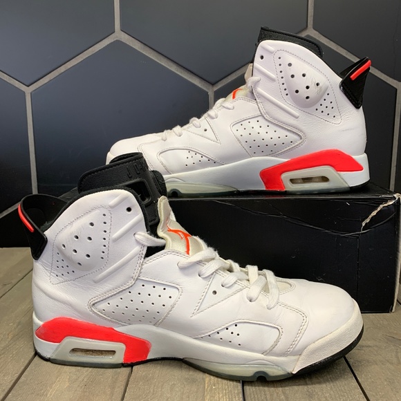 Jordan Shoes | Air Jordan Retro 6 White Infrared Sneaker Size 95 | Poshmark